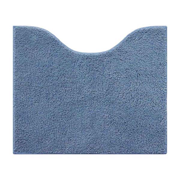 【20個セット】 オカトー ナチュラルトイレマット50&times;60 PB ナチュラル トイレマット プレーンブルー 滑り止め ズレにくい 無地 シンプル 丸洗い 柔らか ふわふわ 北欧風 足元マット トイレ用品 サニタリー トイレ マット トイレタリー すべり止め 足元 スタンダード｜ウルマックス 店