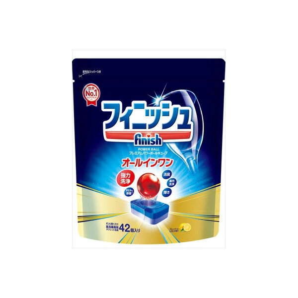 【20個仕掛ける】 フィニッシュオールインワンプレミアムパワーボールキューブM レキッドベンキーザー 食器用中性洗剤