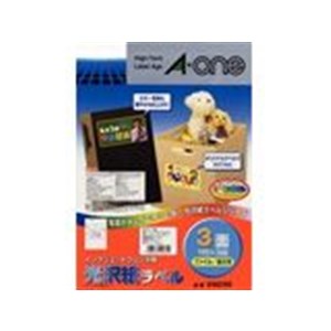 【10個仕掛ける】 エーワン 29235 (インクジェットプリンタラベル／光輝紙下げ札／A4判 3面 整理保存用具・見せびらかす用／10居敷き(30片)入り口・入口)
