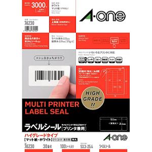 【10個仕掛ける】 エーワン 76230 付け札判子［印刷工兼用］ 引っ敷き手合い A4大きさ 100腰かけ(3000片)