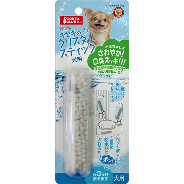 【24個仕かける】 マルカン キセキの水晶突っ支い棒犬用 1個 DP-440 W35×D15×H120粍 MARUKAN 突っ支い棒 マルカン犬猫 愛玩動物装具 犬装具 世話をする 成年者 サンライズ 水 日本製 水器 口臭 愛玩動物 犬用 軟水 楽になること原料品