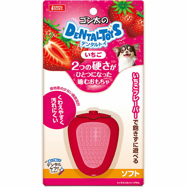 【12個仕かける】 ゴン太のデンタルトイ いちご ホンブルグ帽 楽になること原料品