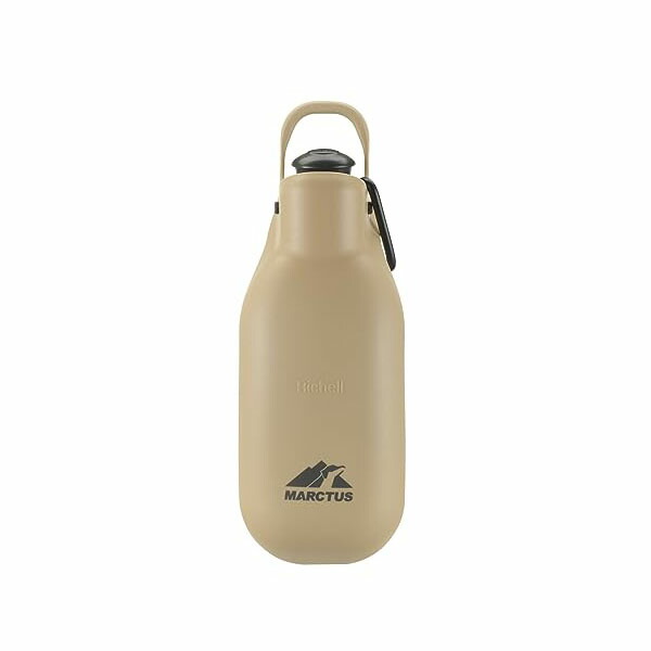 【12個セット】 リッチェル マークタス ハンディシャワー ベージュ 全年齢 Richell ペット用品 プラスチック コンパクト シャワー アウトドア 給水 ボトル おしっこ 折りたたみ 携帯 大型 ペット 犬用 水飲み ドライブ いぬ 散歩 安心素材