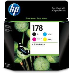 【10個仕掛ける】 インキ HP 完全無欠 薬莢 ヒューレット・パッカード CR281AA HP178 インキ薬莢 4色 インキ