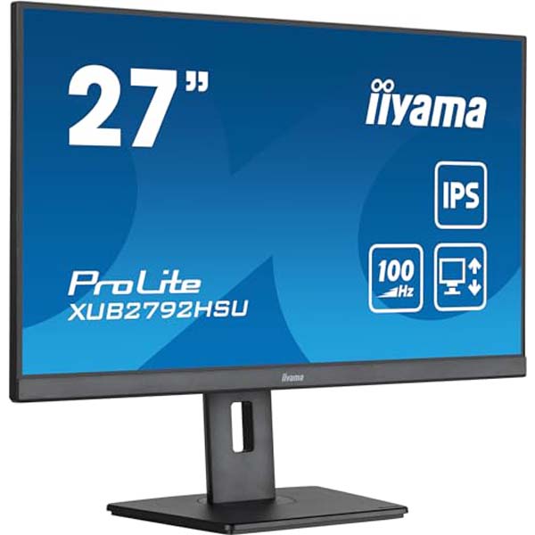 iiyama 27型液晶ディスプレイ ProLite XUB2792HSU-B6 液晶モニター モニター 国内サポート インチ 回転 ワイド モニタサイズ 解像度 高さ調整 スピーカー スピーカー搭載 全ケーブル付 イーヤマ パネル種類 ディスプレイ イイヤマ 送料無料