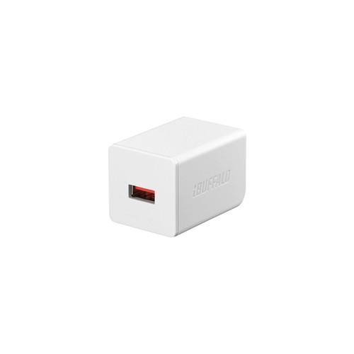 【3個セット】 バッファロー BSMPA2402P1TWH 2.4A出力 AC-USB急速充電器 1ポートタイプ ホワイト