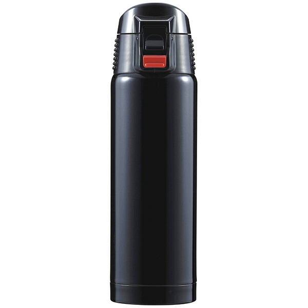 【24個仕かける】 タフコ ステンレスマグ 500ml ワンタッチ壜 ジール 黒いこと 名入れ 余暇壜 吸い筒 直飲み ワンタッチマグカップ マグボトル ワンタッチ 無意味さ断熱 保冷 保温 持っていくマグカップ 明けひろげ式 一うしろ押し すいとう キッズ ステンレス鋼