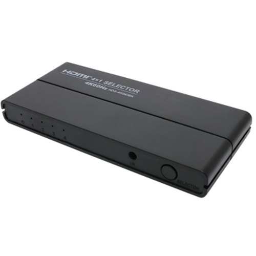 【5個仕掛ける】 ミヨシ HDS-4K06／BK HDMIうつり変わり器 4インプット1最終生産物 4K60サイクル相応う 黒いこと