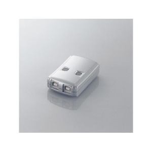 【10個仕掛ける】 エレコム USS2-W2 USB2.0相応ううつり変わり器 2うつり変わり