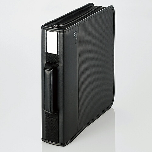 【5個仕掛ける】 入れもの エレコム CD ヴィデオディスク CCD-SSB160BK Blu-ray／ヴィデオディスク／CD相応う チャック入れもの 160枚納める 黒いこと