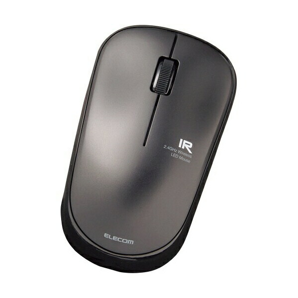 【6個セット】 ELECOM IRワイヤレスマウス M-IR07DRTシリーズ ブラック 簡易パッケージ 送料無料
