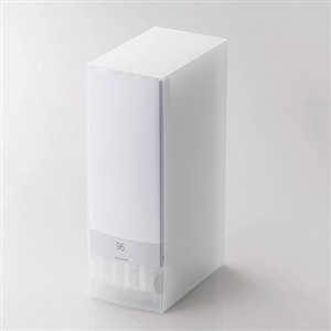 【3個セット】 ケース エレコム CD DVD CCD-FB96CR Blu-ray／DVD／CD用ディスクファイル 96枚収納 クリア