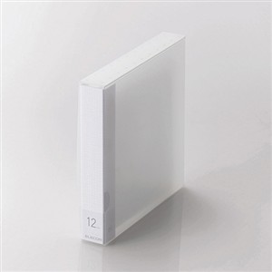 【10個セット】 ケース エレコム CD DVD CCD-FS12CR DVD／CD用ディスクファイル 12枚収納 クリア