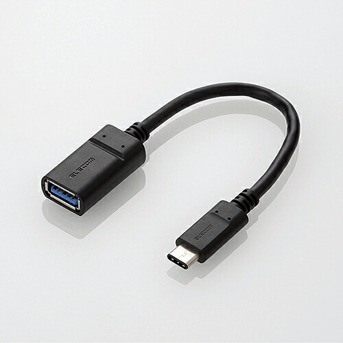 【5個セット】 エレコム USB3-AFCM01NBK USB3.1ケーブルUSB3.1ケーブル(Type-C-Standard-A) 0.15m