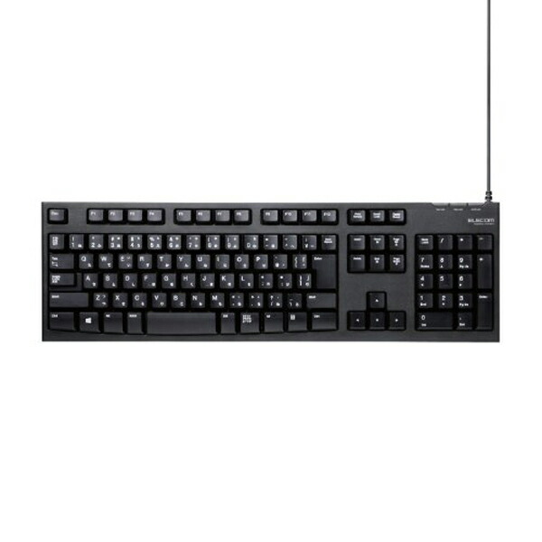 【6個仕掛ける】 エレコム TK-FCM062BK ELECOM 鍵盤 有線 メンブレン 1000万回高耐久 黒いこと メンブレン遣りくち 有線鍵盤 テンキー付 二十日鼠 インプット作りつける 標準尺度 テンキー メンブレン式 高耐久 貨物輸送無料