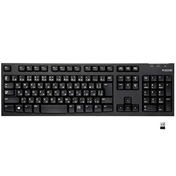 【4個仕掛ける】 エレコム TK-FDM063TBK ELECOM USB 鍵盤 無線電話 (受信システム嘱する) メンブレン 盛りだくさん鍵盤 1000万回高耐久 フルサイズ 無線電話鍵盤 黒いこと 標準尺度 テンキー メンブレン式 無線電話 高耐久 受信システム嘱する 貨物輸送無料