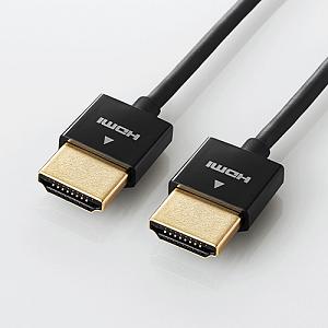 【10個セット】 エレコム CAC-HD14SS20BK スーパースリム イーサネット対応HDMIケーブル HDMI(タイプA)-HDMI(タイプA) 2.0m