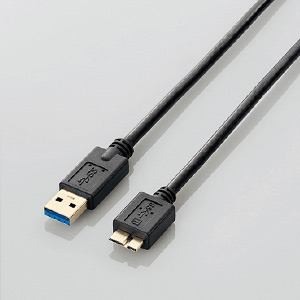 【5個セット】 USB3-AMB15BK   USB3.0ケーブル [USB3.0(Standard-A) - USB3.0(Standard-microB)] 1.5m ブラック