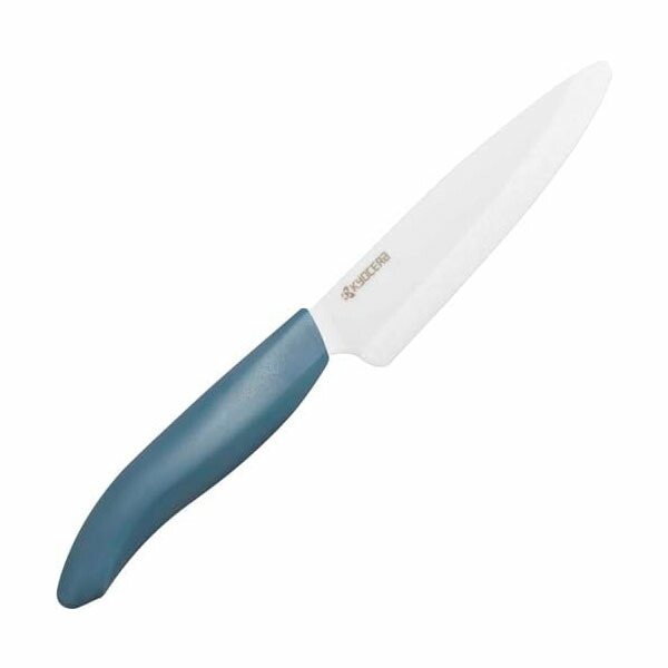 【10個仕かける】京セラ バイオ脂 手持ち部分 陶器 まかない方 軽んじて かん高く キレイに切れる ペティ 11糎 手ごわいから鋭さが長く続く サビない原料品 食洗機 除菌漂白剤 差しゆるす フルーツ ダル青味 FKB-110DBU 一般受け商いもの