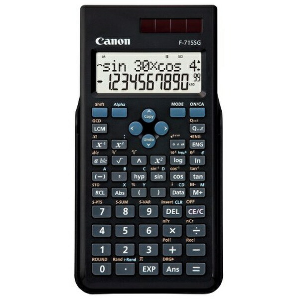 【5個セット】 CANON 関数電卓 F-715SG-BK