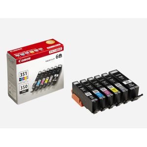 【2個仕掛ける】 インキ キヤノン 完全無欠 薬莢 インキ薬莢 BCI-351+350／6MP インキ貯蔵タンク 6色マルチ風呂敷き包み インキ