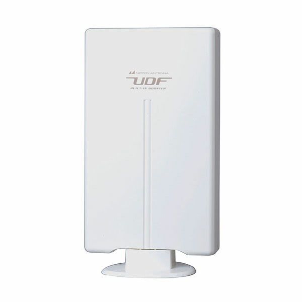 日本アンテナ UDF85B 屋外用薄型UHFアンテナ（ブースター内蔵型） 強・中・弱電界向け 水平／垂直編波用 F-PLUSTYLE ホワイト