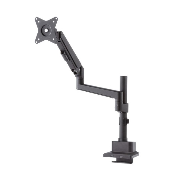サンワサプライ CR-LAC1407BK モニターアーム ディスプレイアーム ガススプリング 薄型クランプ 耐荷重1から9kg 32インチまで対応 ブラック|ウルマックス 店