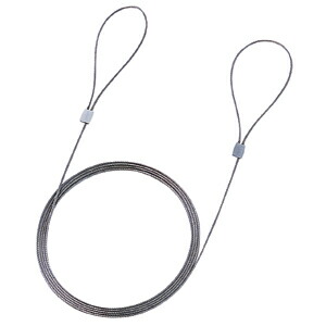【15個セット】 サンワサプライ eセキュリティ ( ワイヤー、 1.5m 1.0mm ) SLE-2W パソコンロック ワイヤー 太さ1mm 長さ1.5m セキュリティ パソコン盗難防止 おまとめセット 送料無料