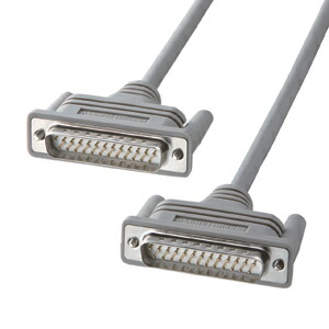 【2個セット】 サンワサプライ RS-232Cケーブル ( 25pin / クロス 非同期通信 3m ) KRS-007K おまとめセット 送料無料