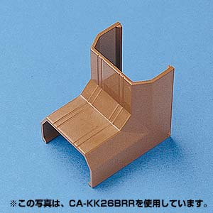 【40個セット】 サンワサプライ ケーブルカバー ( 入角、ブラウン ) CA-KK17BRR ケーブルモール 配線カバー 入角パーツ ブラウン ( サンワサプライ製CA-KK17BR用接続ユニット ) おしゃれ おまとめセット 送料無料