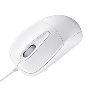 【4個セット】 サンワサプライ 静音マウス ホワイト MA-122HW 夜中の使用、公共施設や会議室での使用に最適 有線 おまとめセット 送料無料