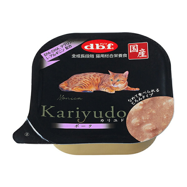 【24個セット】 デビフペット Kariyudo カリユドポーク 95g 猫用フード レバー チキン ポーク ウェット 全年齢 全品種 デビフ レトルトパウチ 猫用ウェット キャットフード ペットフード カリユド 総合栄養食 ウェットフード トレイ 全成長段階 ネコ 安心素材