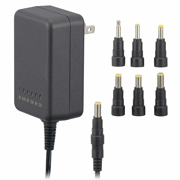 【3個仕掛ける】 オーム電機 AV-DM1220N ACマルチアダプタ DC3～12V 取り替えっこ繋ぎ付き添い人
