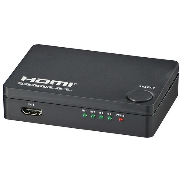 【5個仕掛ける】 オーム電機 AV-S04S-K HDMIセレクター 4界面 黒