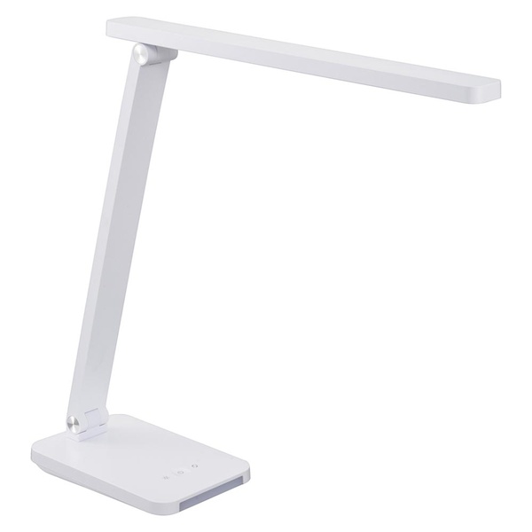 【5個仕掛ける】 オーム電機 ODS-LDR618K-W LED学習机ともし火 (肌ざわり式4座標軸調光・3座標軸調色/軟らかい手/Ra95/520 ルーメン/8W/白いこと)