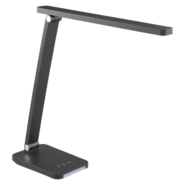 【5個仕掛ける】 オーム電機 ODS-LDR618K-K LED学習机ともし火 (肌ざわり式4座標軸調光・3座標軸調色/軟らかい手/Ra95/520 ルーメン/8W/黒いこと)