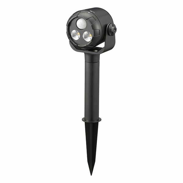 【5個仕かける】 オーム電機 LS-B300GS-2 LED庭園ともし火 土にさして使う感知器ともし火 独居室式 昼白いこと LSB300GS2 エクステリア・ガーデンファニチャー-ライト・イルミネーション