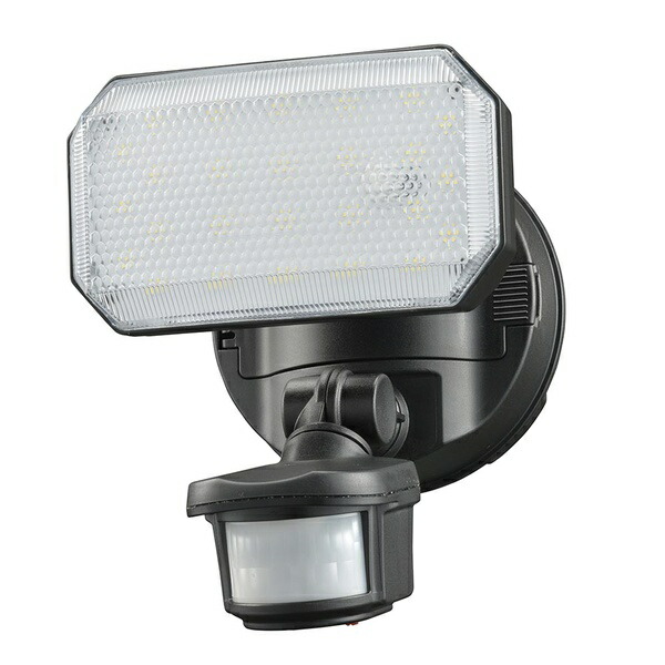 【3個仕掛ける】 オーム電機 LS-B311 防犯LED検知器点火装置 (1000ルーメン/昼光色/リチウム申し受ける池式/保護することカテゴリー化IP55/1灯/黒いこと)
