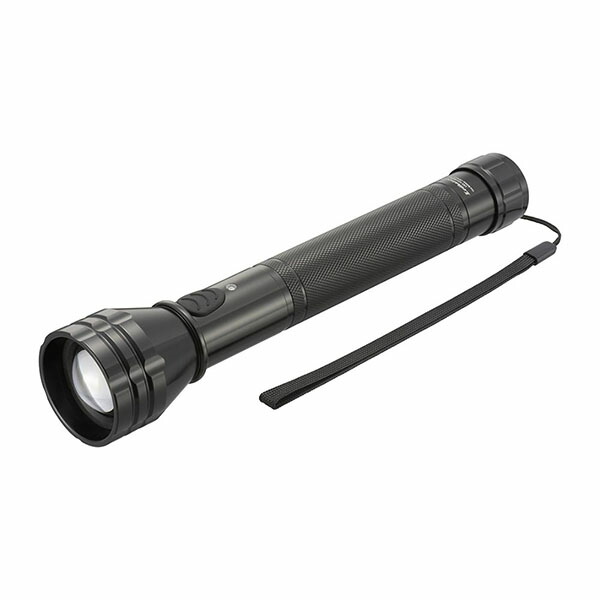 オーム電機 LKS-Y231WZ-K2 LEDズームライト (スライドフォーカス/調光2モード/1350Lm/防水保護IPX6/単2形×3本使用/連続使用50時間LOW) 電機 スライドフォーカス ハンディライト 防水 ブラック オーム レッドカイザー 懐中電灯