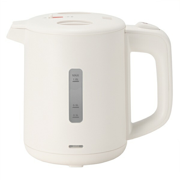【10個書き割り】 オーム電機 COK-WS90B-W 明かり湯わかし (最大限度電気容量 1.0L/900W/白いこと)