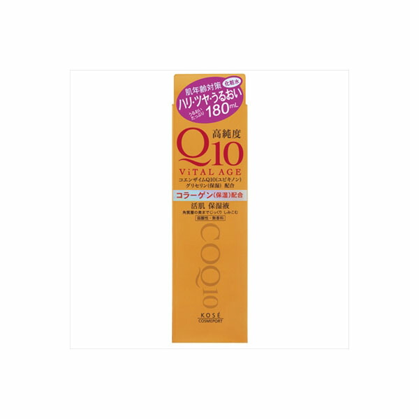 【12個セット】 バイタルエイジQ10ローション180ML コーセーコスメポート 化粧水・ローション