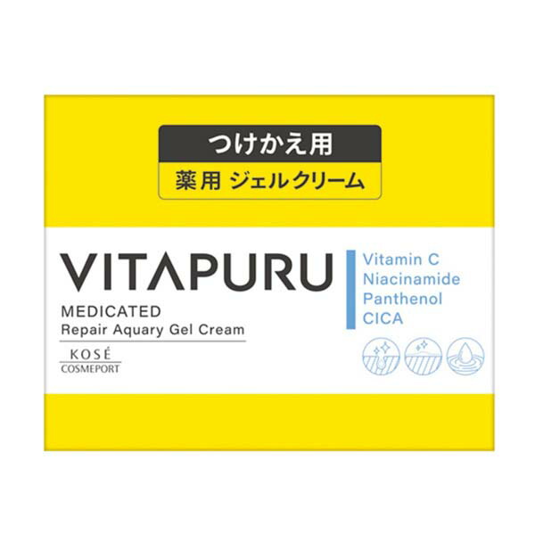 【10個セット】 ビタプル リペアアクアリージェルクリーム つけかえ くすみ 乳酸菌 付け替え ニキビ 美白 消炎 付け替え用 コーセーコスメポート スキンケア リペア 毛穴 保湿 コーセー ビタミン つけかえ用 シミ対策 薬用 セラミド ジェルクリーム 低刺激｜ウルマックス 店
