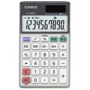 【10個セット】 カシオ SL-930GT-N 手帳タイプ電卓 10桁