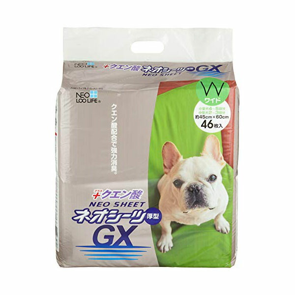 【3個仕掛ける】 コーチョー ネオ・ルー生存期間 ネオ 敷き妙 クエン酸GX 広広とした 46枚 室内用便器敷き妙 室内用便器腰かけ 愛玩動物敷き妙 愛玩動物腰かけ 犬用愛玩動物敷き妙 ネオ敷き妙 御役目用 国産 置き目品 生存期間 中型犬 愛玩動物 犬用 豪然たる消臭 厚型 小型犬 朦々たる 消臭 犬猫 楽になること原料品