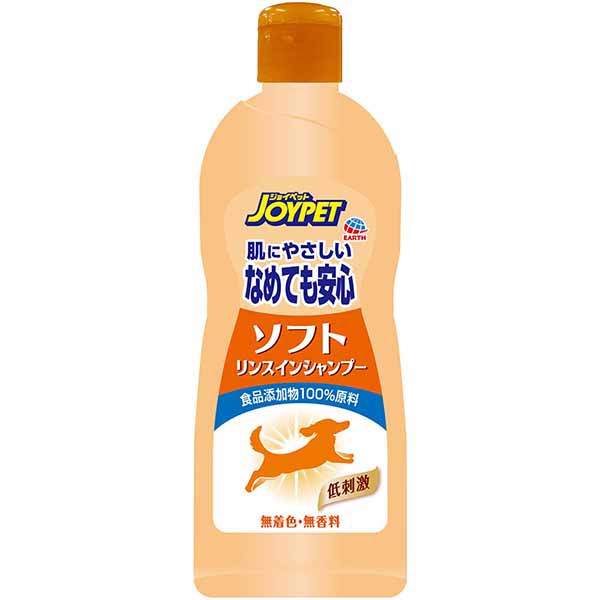 【10個セット】 アースペット JOYPET ジョイペット ソフトリンスインシャンプー全犬用 350ml 犬 アース・ペット リンスインシャンプー 犬用シャンプー お手入れ シャンプー ペット用品 犬用品 ケア ペット用 低刺激シャンプー リンス ドッグ お風呂 日用品 安心素材