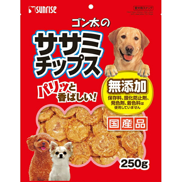 【10個セット】 ゴン太 ゴン太のササミチップス 250g ドッグ フード ドックフート犬 イヌ いぬ ドッグ ドックdogワンちゃん 安心素材