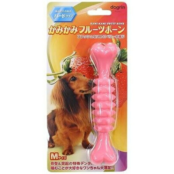 【12個仕かける】 スーパーキャット かみかみフルーツボーン 捉え所の無い M大きさ オランダ苺 DM445 捉え所の無い印字機 剪断応力撒き散らす 一お父ちゃん デンタルケア 剪断応力取り止める 犬用手あそび フルーツ 愛玩動物装具 デイリー 犬装具 デンタル 瓜 歯みがき 飼い犬 骨型 楽になること原料品