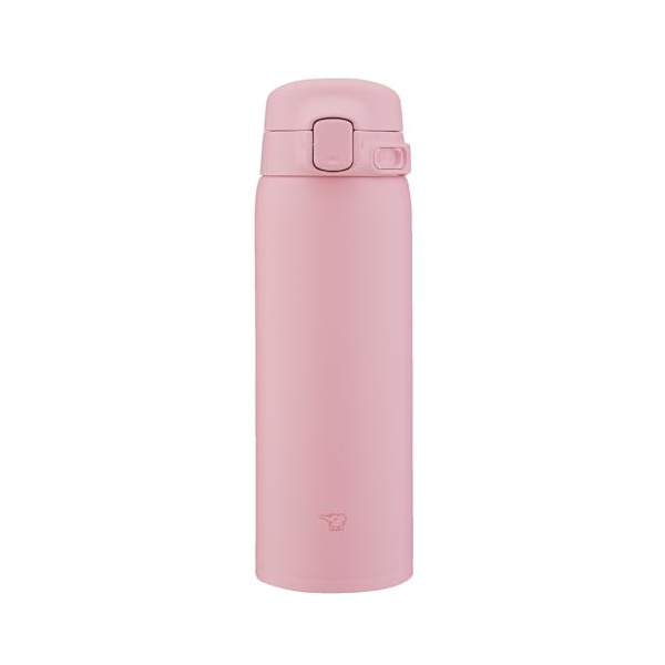 【5個仕掛ける】 ゾウジルシ 象印 吸い筒 480ml 洗いやすく生い立つ 食洗機相応う シームレスせん 洗う五線譜2点のみ 軽さ\u0026パウダーコンパクト 保冷・保温 ワンタッチマグ ブルームピンク SU-BA48-PM