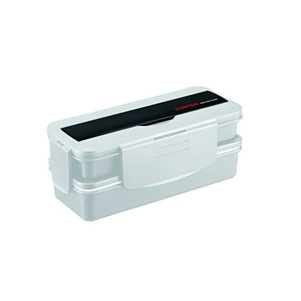 【10個セット】 アスベル 弁当箱 ランチボックス 食洗器対応 箸付 2段 Nランタスコレクション TLB-TS870 バッグ付 Ag抗菌 ホワイト 抗菌 容器 食洗機対応 スリム ランチバッグ 新生活 中学生 保冷 高校生 汁モレ防止 保存容器 耐熱 高品質