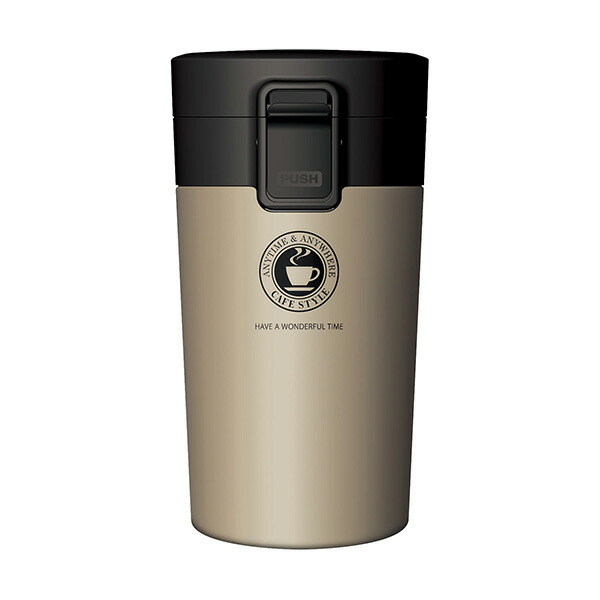【10個仕掛ける】 アスベル 無意味さ断熱タンプラー 三鞭酒ゴールド 290ml A3250 （吸い筒） 吸い筒 マグボトル 持ちはこぶマグカップ 保温 保冷 無意味さ断熱 洗える ワンプッシュオープン 鍵を掛ける付き添い人 運動競技 白いことデー ワンタッチ 直飲み 魔法瓶 ステンレス鋼